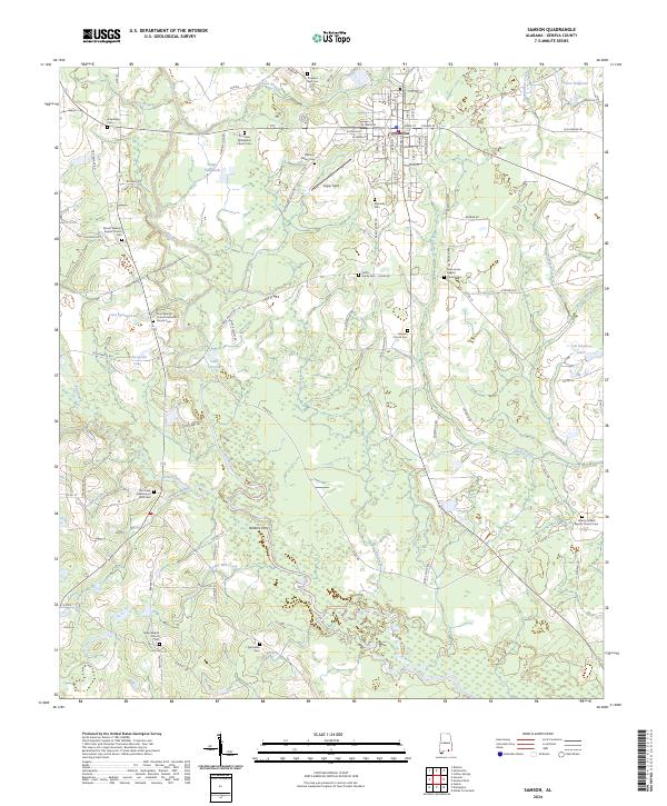 Samson topographic map thumbnail
