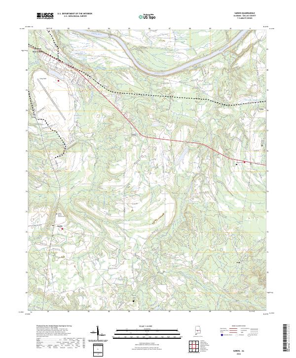 Sardis topographic map thumbnail