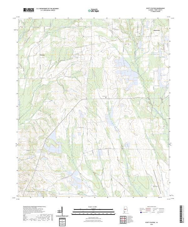 Scott Station topographic map thumbnail