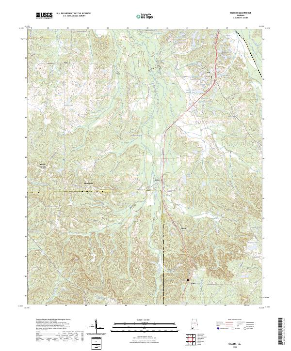 Sellers topographic map thumbnail