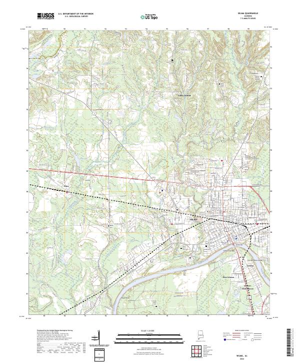 Selma topographic map thumbnail