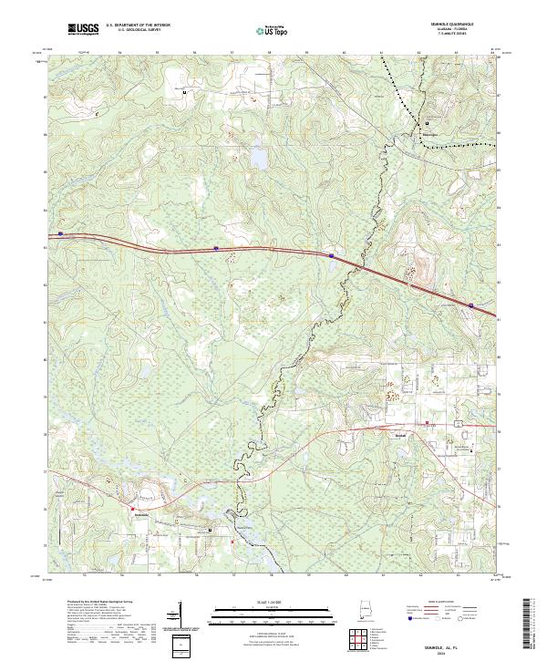Seminole topographic map thumbnail
