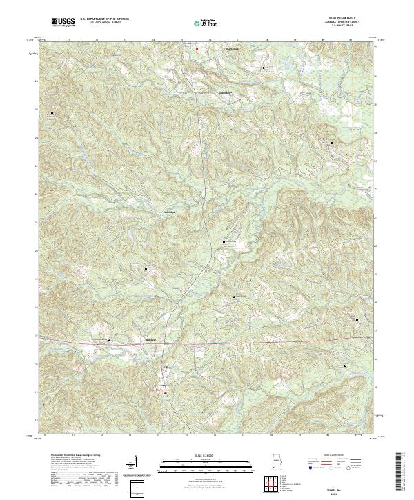Silas topographic map thumbnail