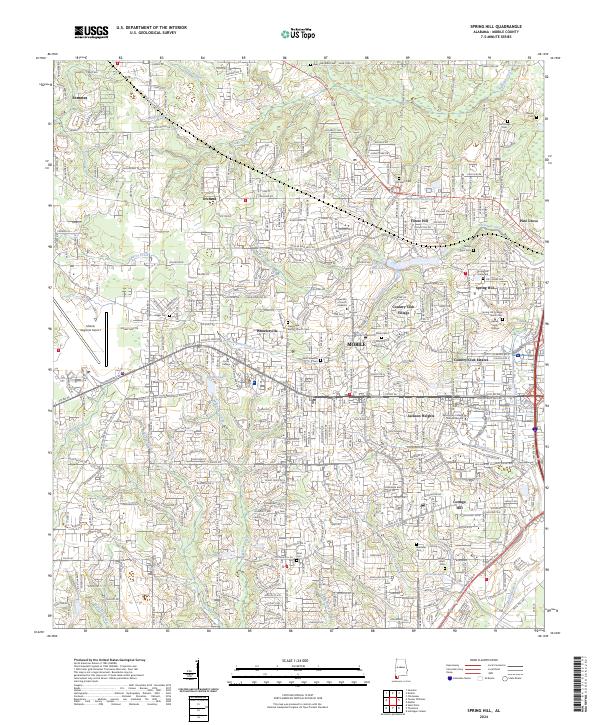 Spring Hill topographic map thumbnail