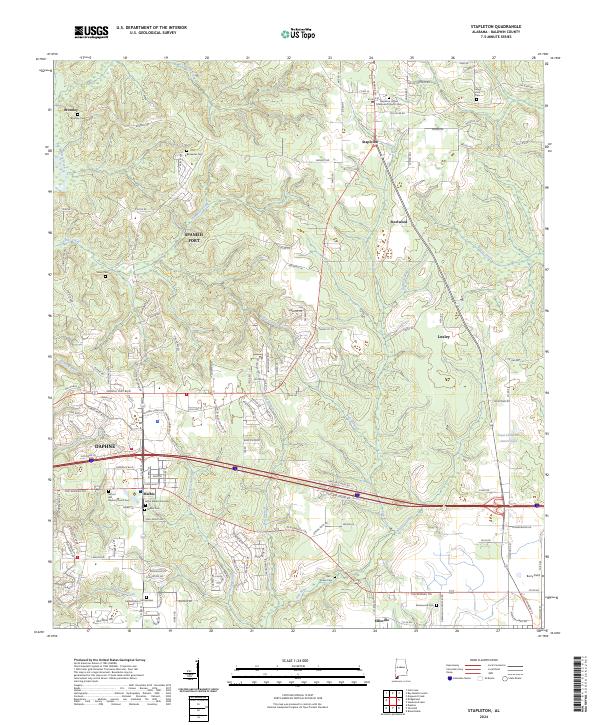 Stapleton topographic map thumbnail