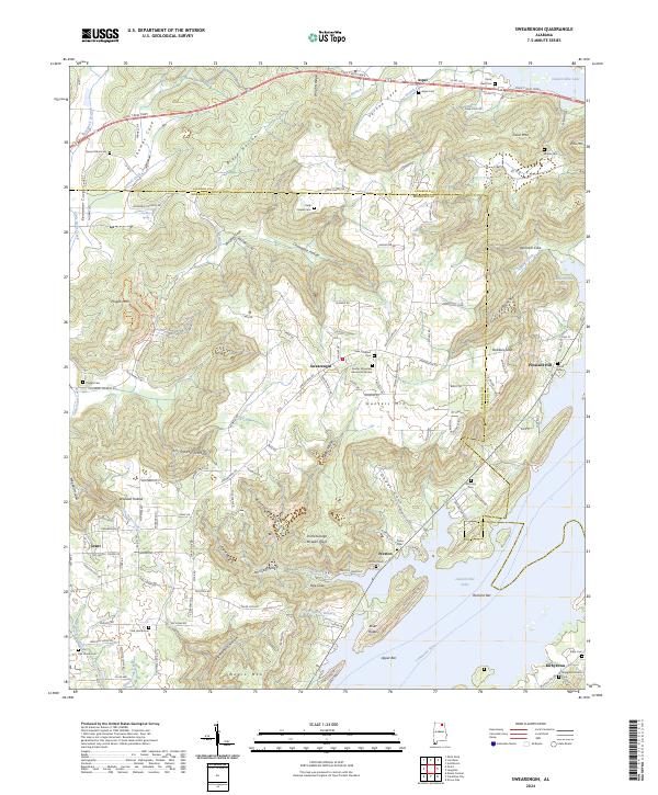 Swearengin topographic map thumbnail