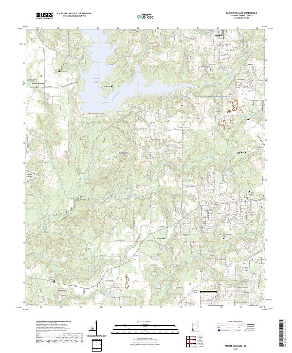 Tanner Williams topographic map thumbnail
