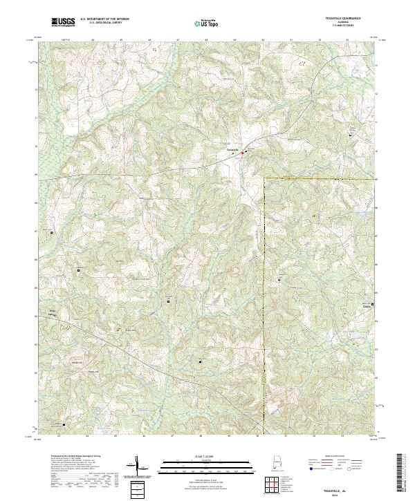 Texasville topographic map thumbnail