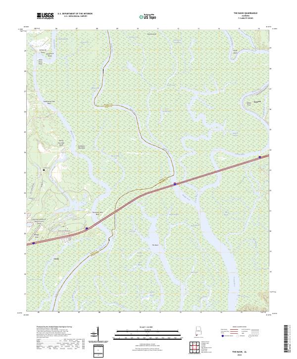 The Basin topographic map thumbnail
