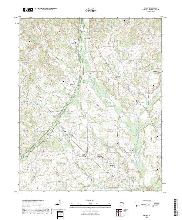 Threet topographic map thumbnail