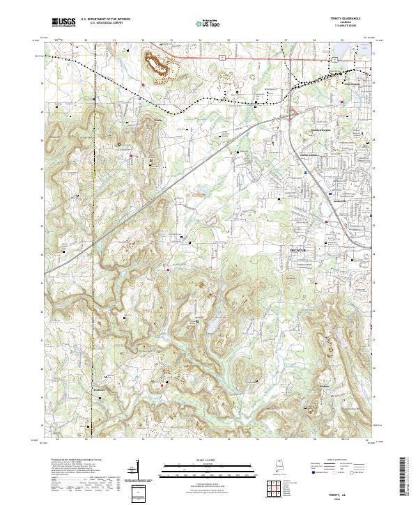 Trinity topographic map thumbnail