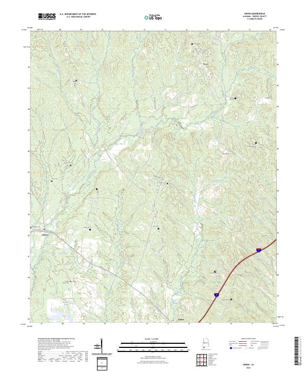 Union topographic map thumbnail