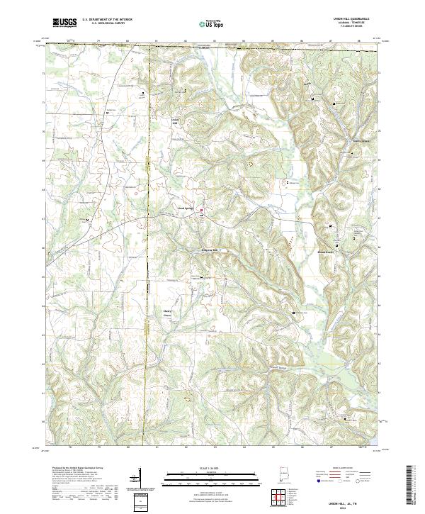 Union Hill topographic map thumbnail