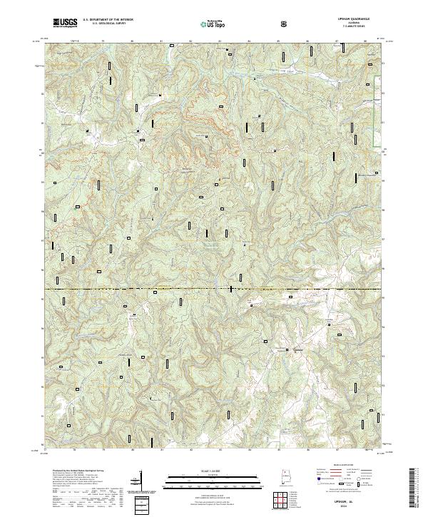 Upshaw 2024 topographic map thumbnail