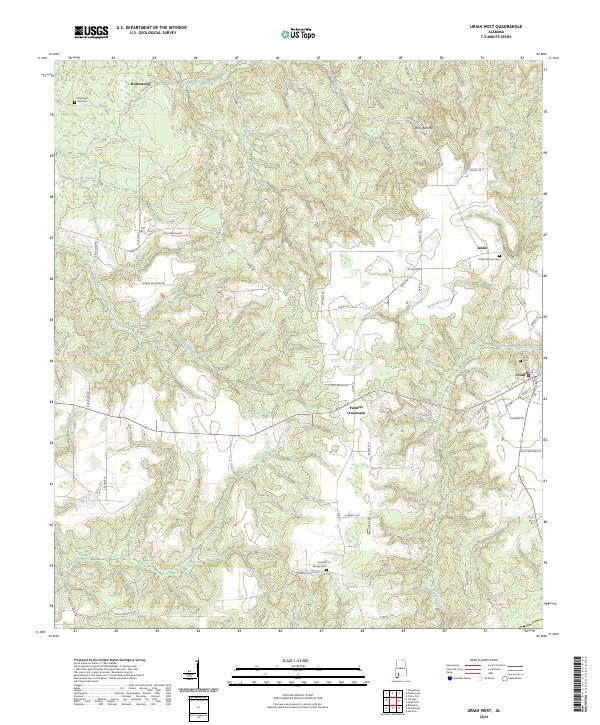 Uriah West topographic map thumbnail