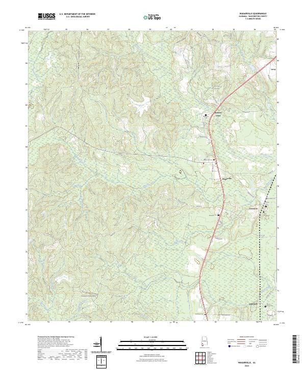 Wagarville topographic map thumbnail