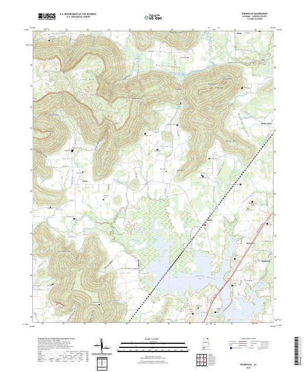 Wannville topographic map thumbnail
