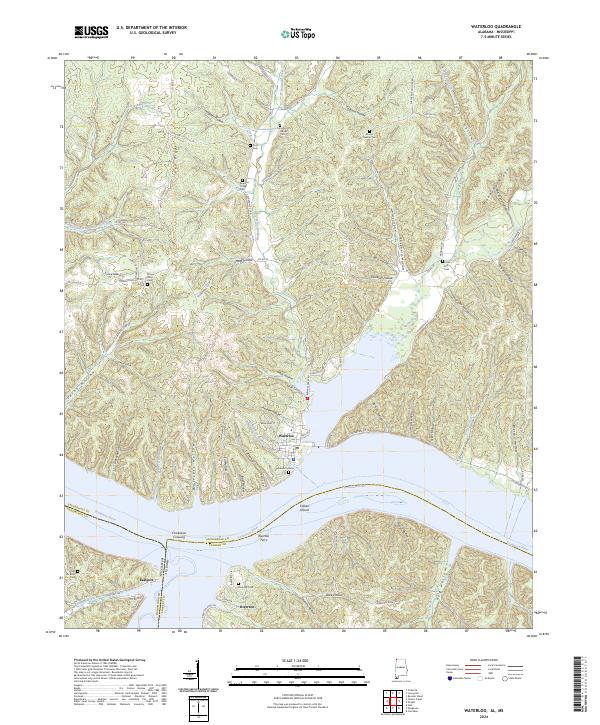 Waterloo topographic map thumbnail