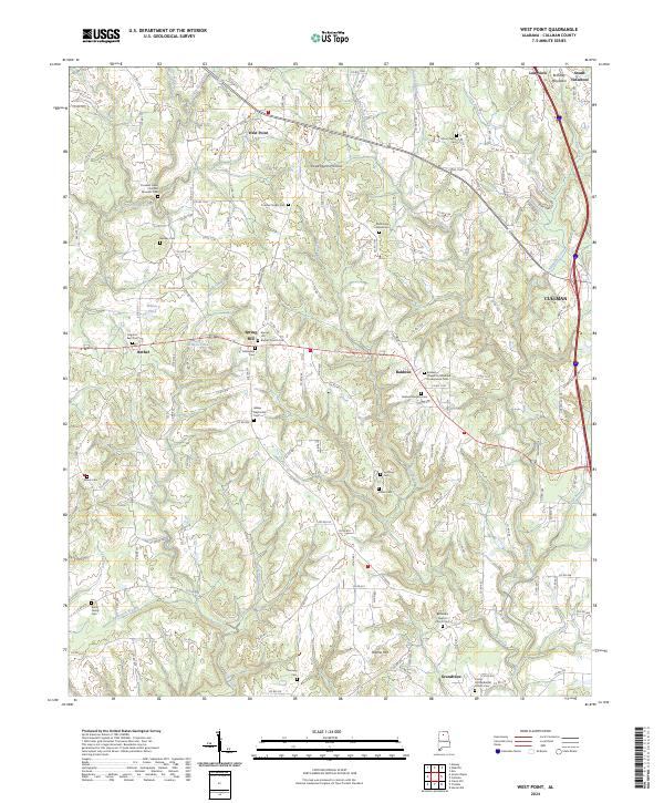 West Point 2024 topographic map thumbnail