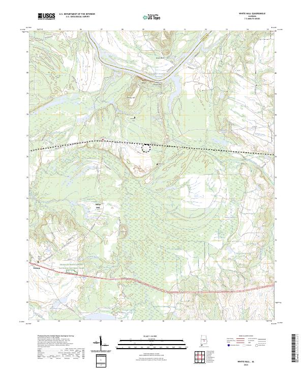White Hall topographic map thumbnail