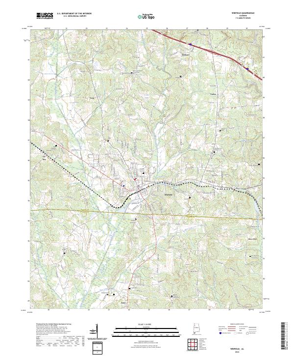 Winfield topographic map thumbnail