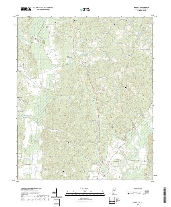 Winfield SE topographic map thumbnail