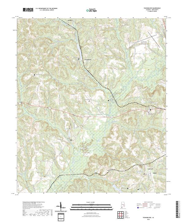 Youngblood topographic map thumbnail