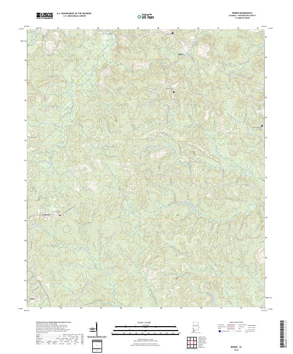 Bigbee topographic map thumbnail