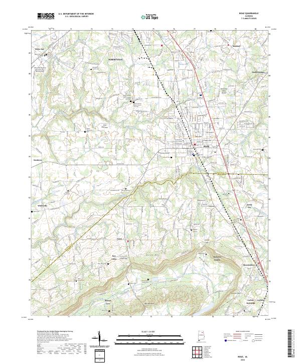 Boaz 2024 topographic map thumbnail