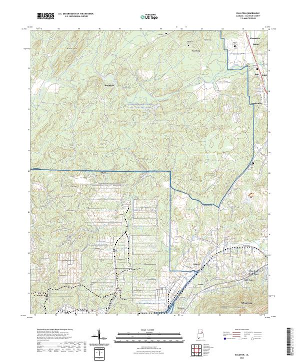 Eulaton topographic map thumbnail