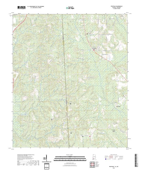 Fruitdale topographic map thumbnail