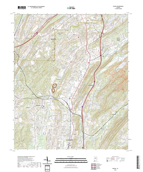 Helena topographic map thumbnail