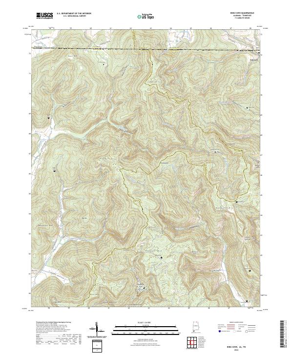 King Cove topographic map thumbnail