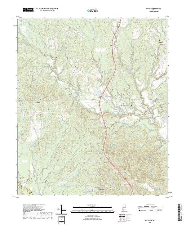 Pittsview topographic map thumbnail