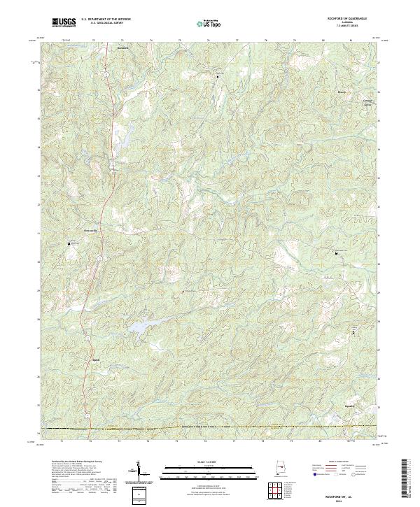 Rockford SW topographic map thumbnail