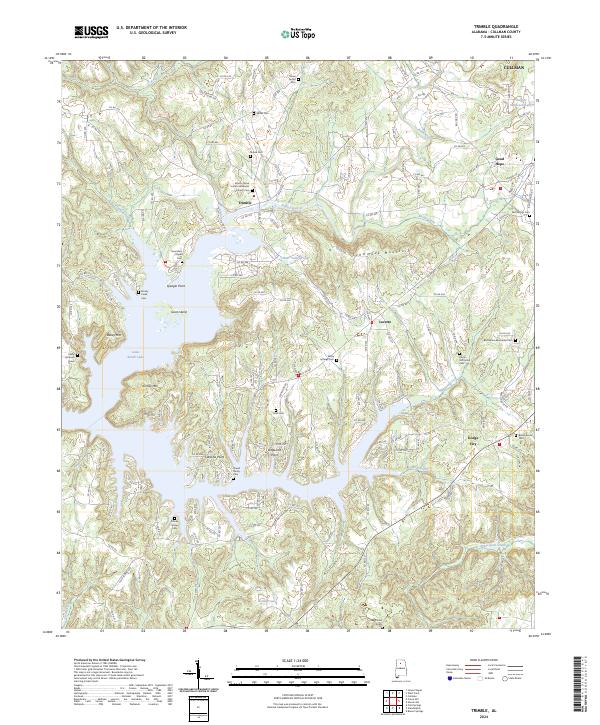 Trimble topographic map thumbnail