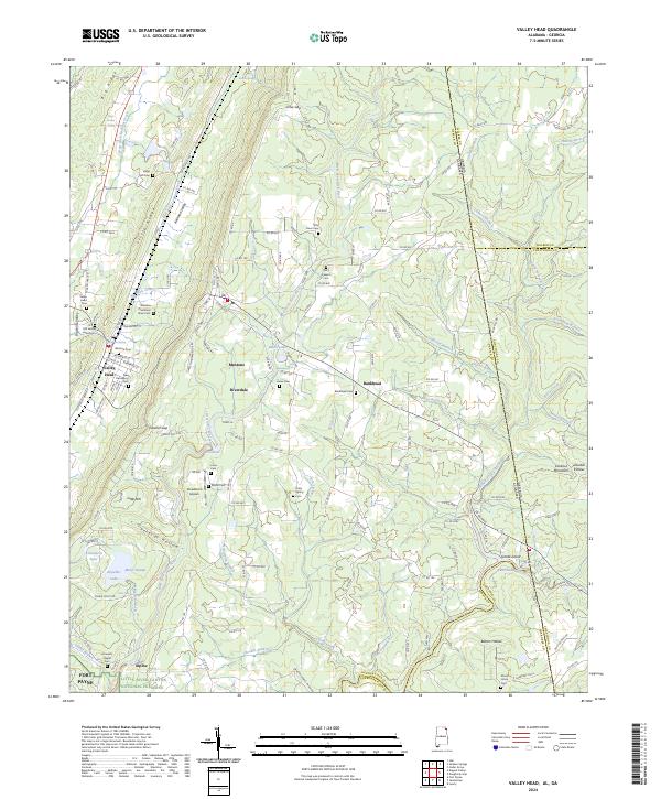 Valley Head topographic map thumbnail