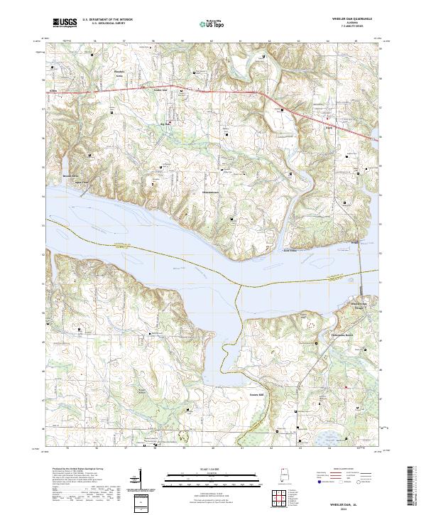 Wheeler Dam topographic map thumbnail