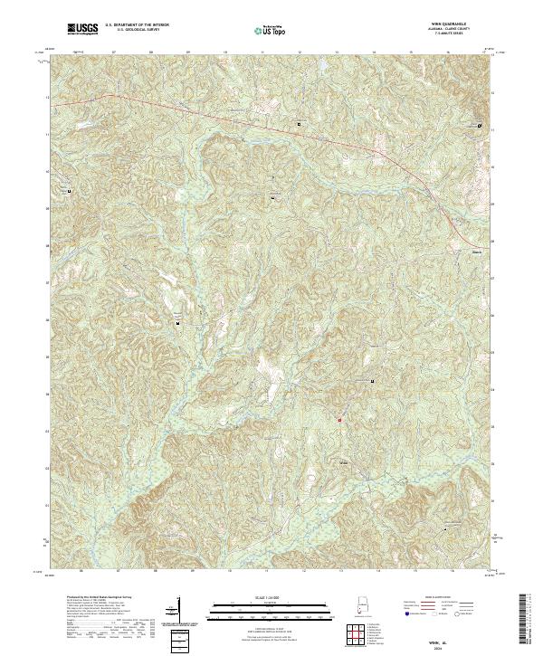 Winn topographic map thumbnail