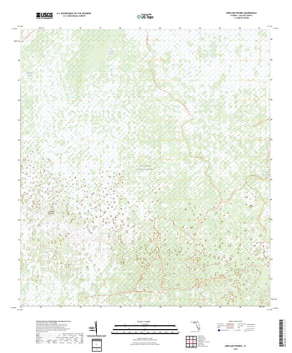 Airplane Prairie topographic map thumbnail