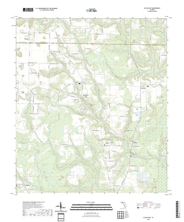 Altha East topographic map thumbnail