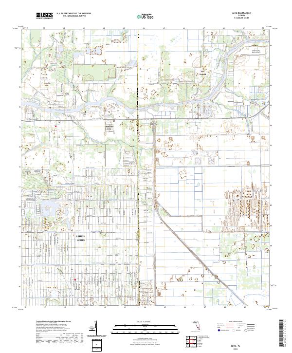 Alva topographic map thumbnail