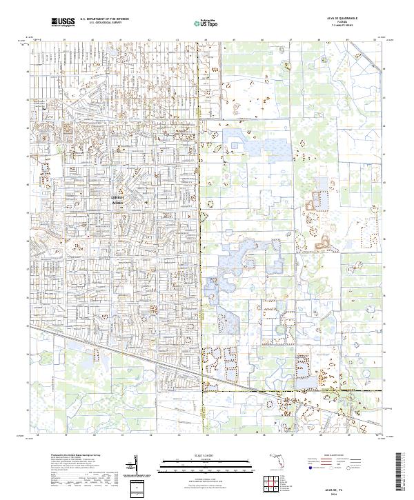 Alva SE topographic map thumbnail
