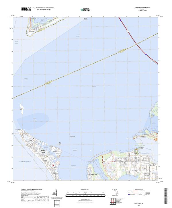 Anna Maria 2024 topographic map thumbnail