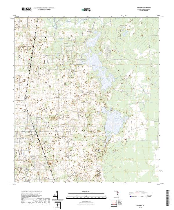 Anthony topographic map thumbnail