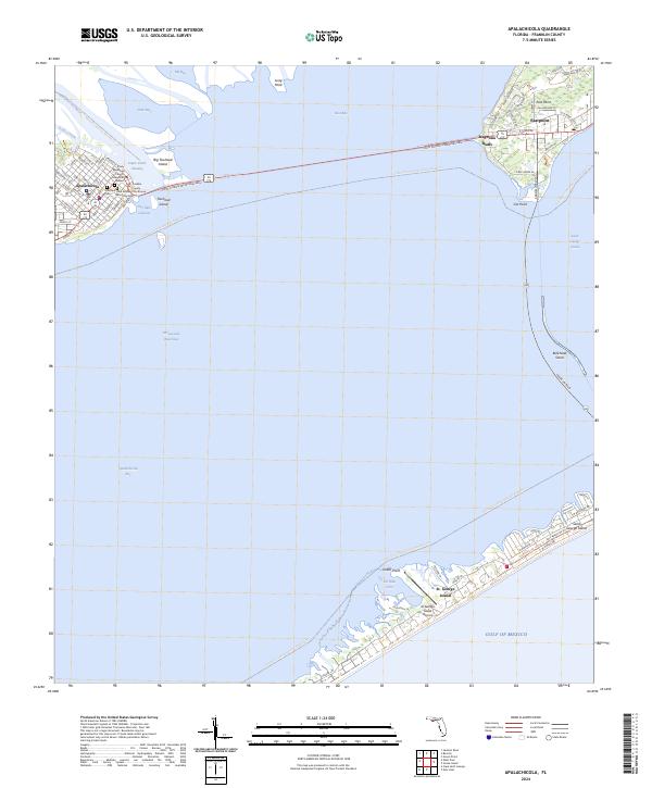 Apalachicola 2024 topographic map thumbnail
