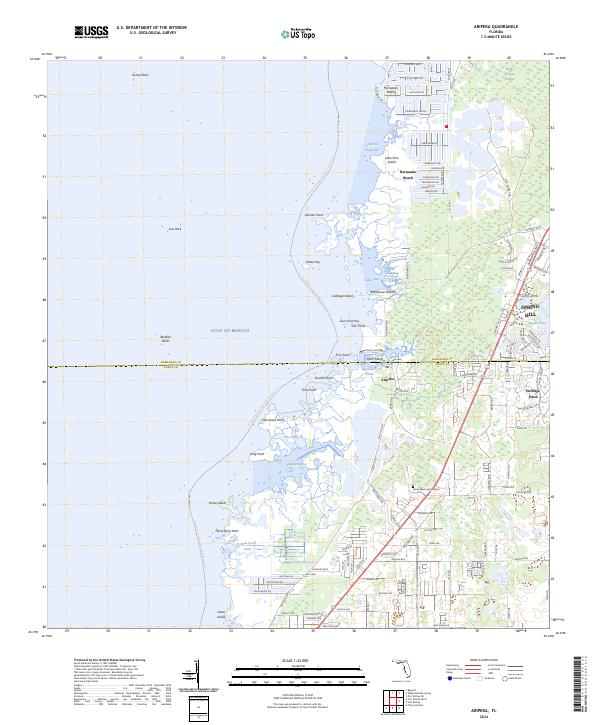 Aripeka 2024 topographic map thumbnail