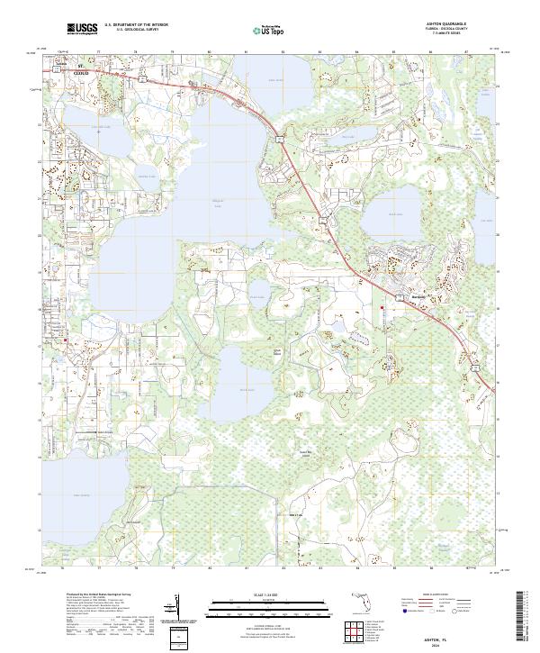 Ashton topographic map thumbnail