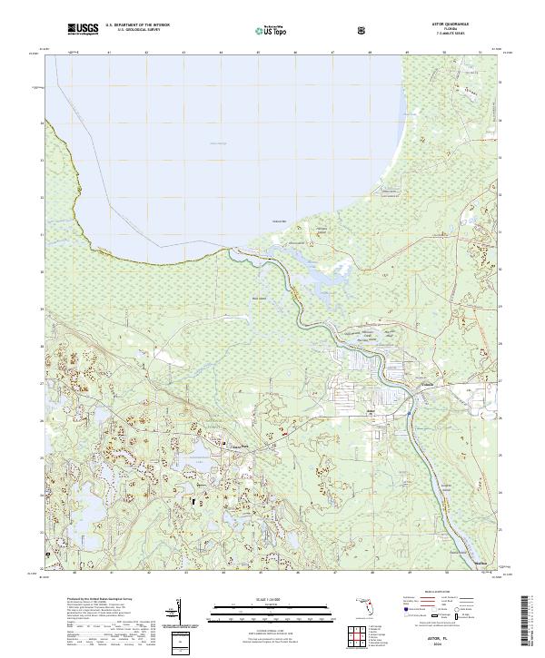 Astor topographic map thumbnail