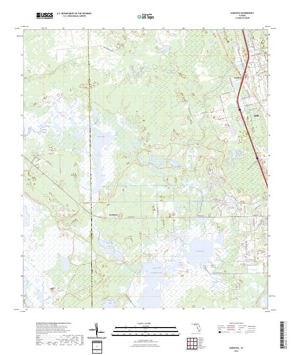 Aurantia topographic map thumbnail